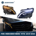 Hcmotionz Mercedes Vito 2014-2020 Luzes frontais da classe V